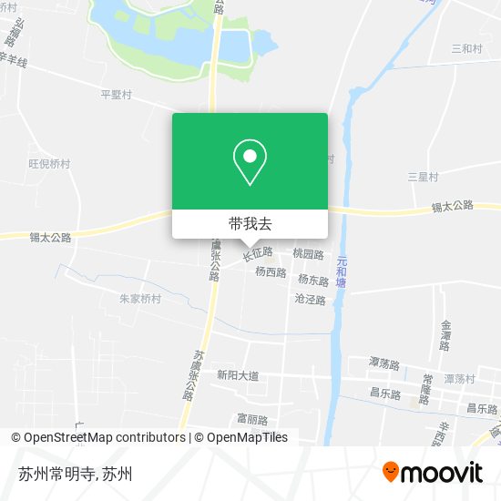 苏州常明寺地图