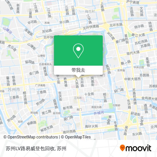 苏州LV路易威登包回收地图