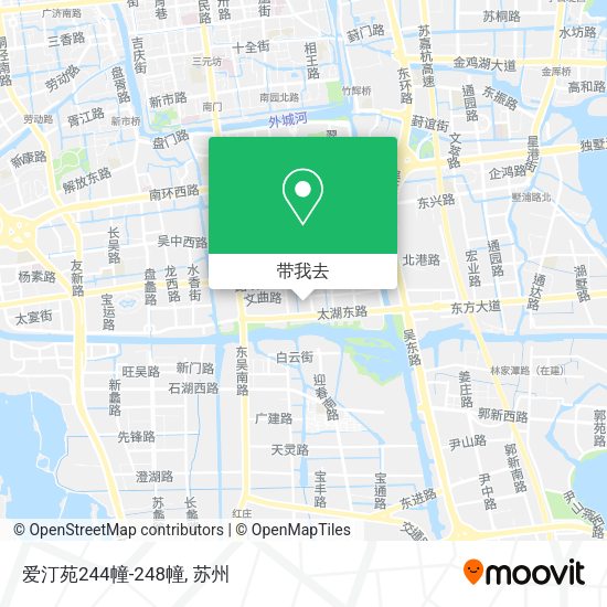 爱汀苑244幢-248幢地图