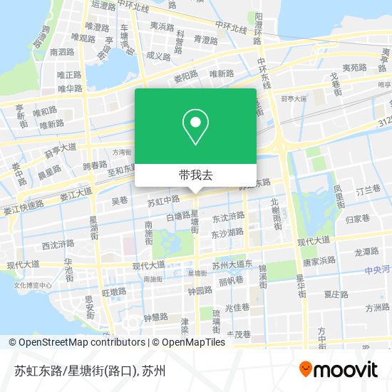 苏虹东路/星塘街(路口)地图