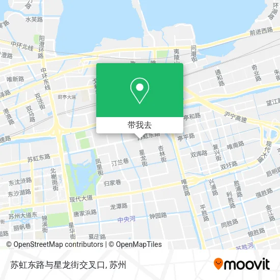 苏虹东路与星龙街交叉口地图