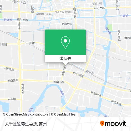 大千足道养生会所地图