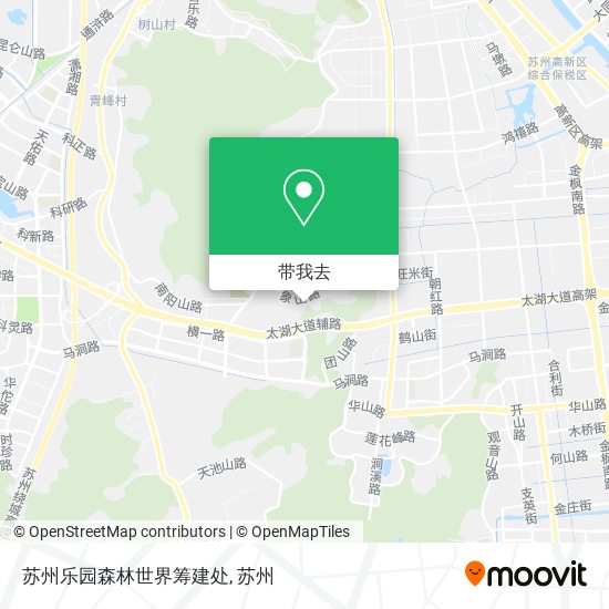 苏州乐园森林世界筹建处地图