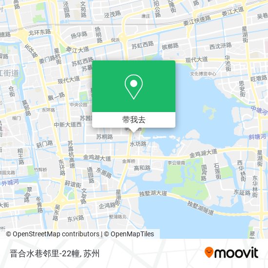 晋合水巷邻里-22幢地图