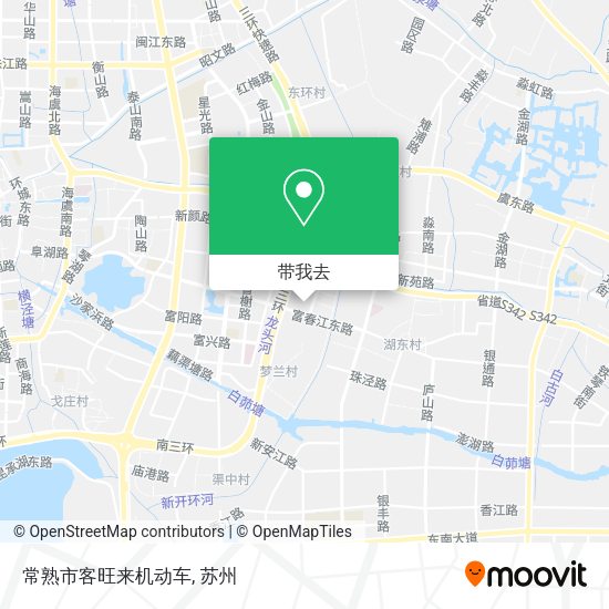 常熟市客旺来机动车地图