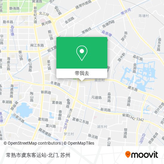 常熟市虞东客运站-北门地图