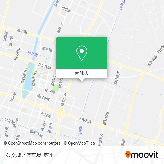 公交城北停车场地图