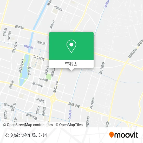 公交城北停车场地图