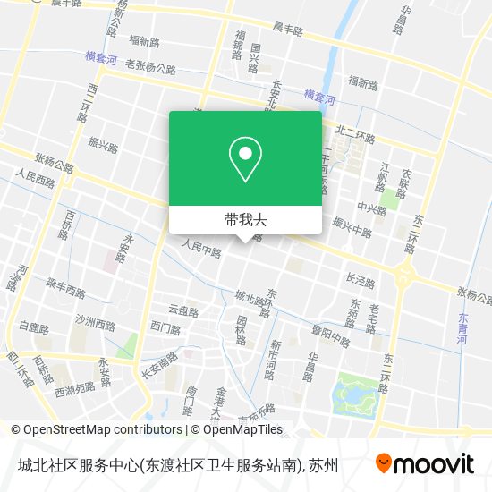城北社区服务中心(东渡社区卫生服务站南)地图
