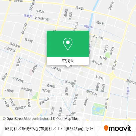 城北社区服务中心(东渡社区卫生服务站南)地图