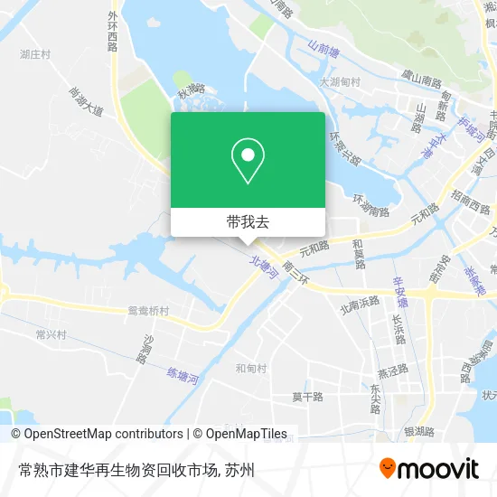 常熟市建华再生物资回收市场地图