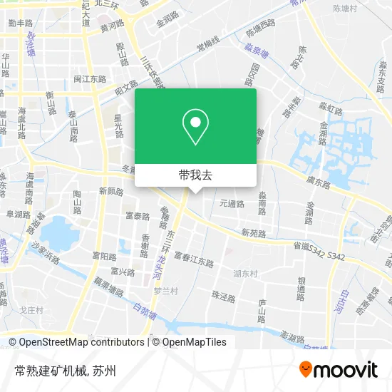 常熟建矿机械地图