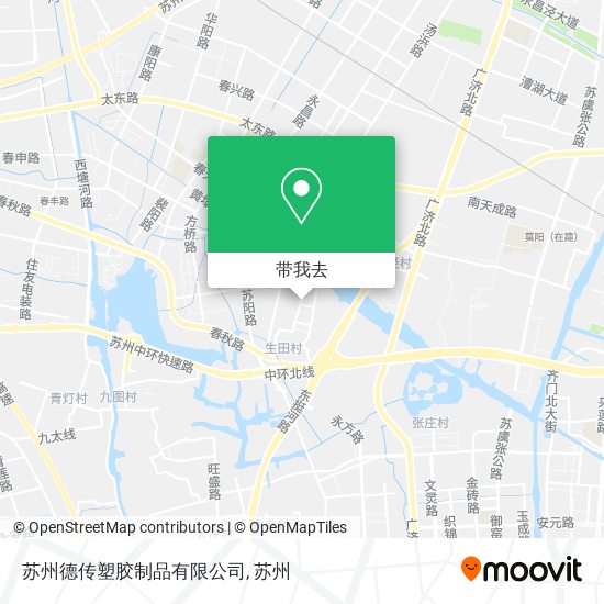 苏州德传塑胶制品有限公司地图