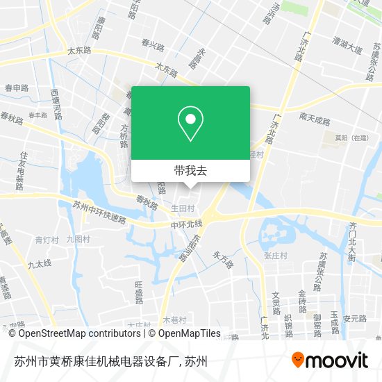 苏州市黄桥康佳机械电器设备厂地图