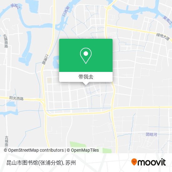 昆山市图书馆(张浦分馆)地图