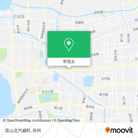 昆山北汽威旺地图
