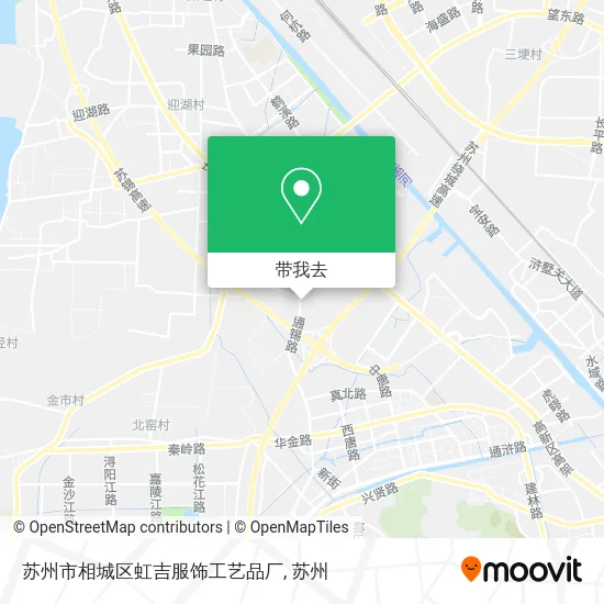 苏州市相城区虹吉服饰工艺品厂地图