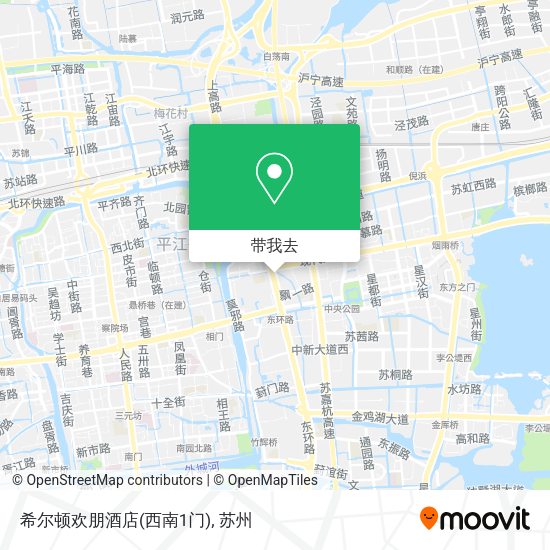 希尔顿欢朋酒店(西南1门)地图