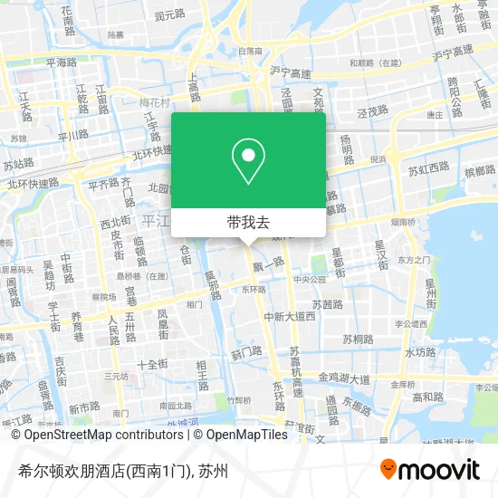 希尔顿欢朋酒店(西南1门)地图