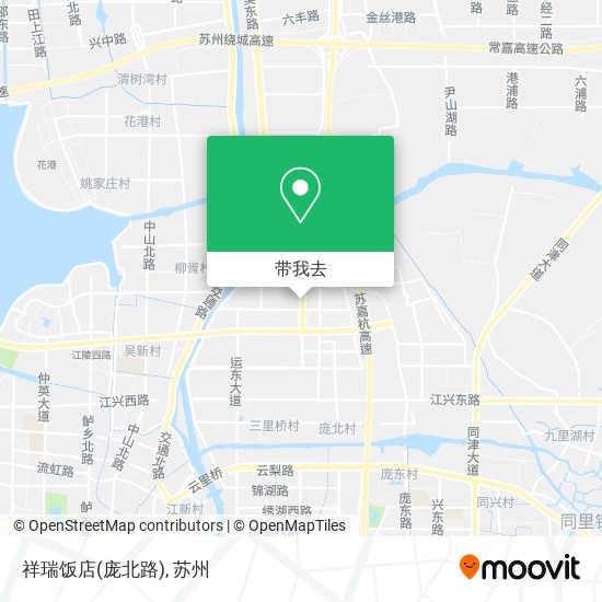 祥瑞饭店(庞北路)地图