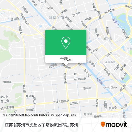 江苏省苏州市虎丘区宇培物流园2期地图