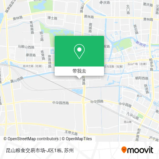 昆山粮食交易市场-J区1栋地图