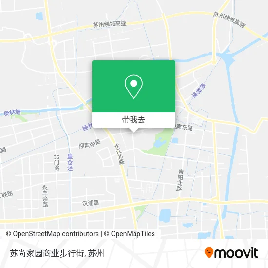 苏尚家园商业步行街地图