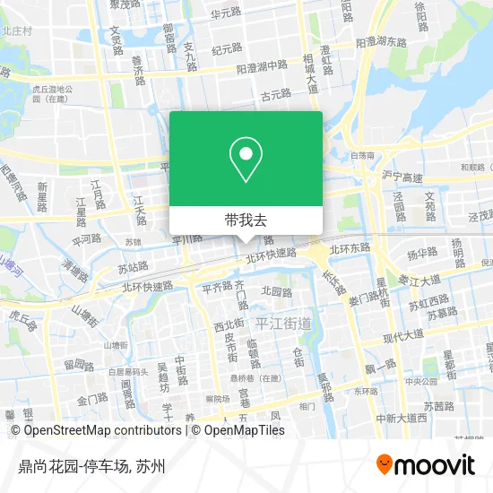 鼎尚花园-停车场地图