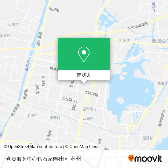 党员服务中心钻石家园社区地图