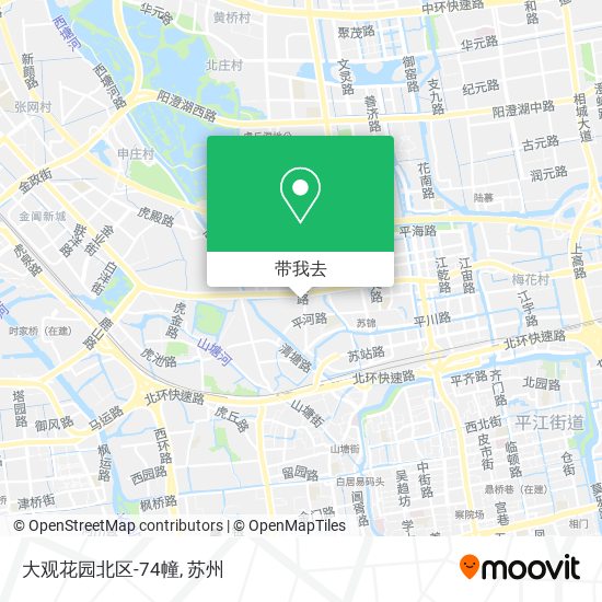 大观花园北区-74幢地图