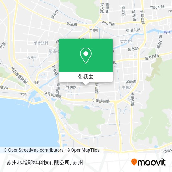 苏州兆维塑料科技有限公司地图