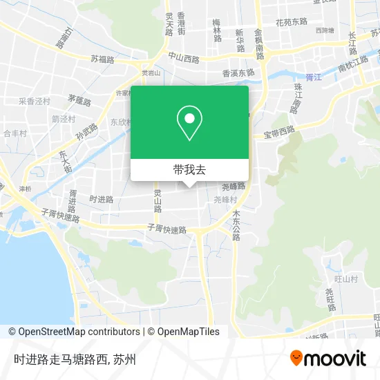时进路走马塘路西地图