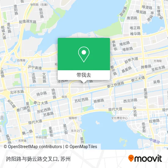 跨阳路与扬云路交叉口地图