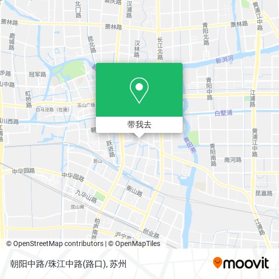 朝阳中路/珠江中路(路口)地图