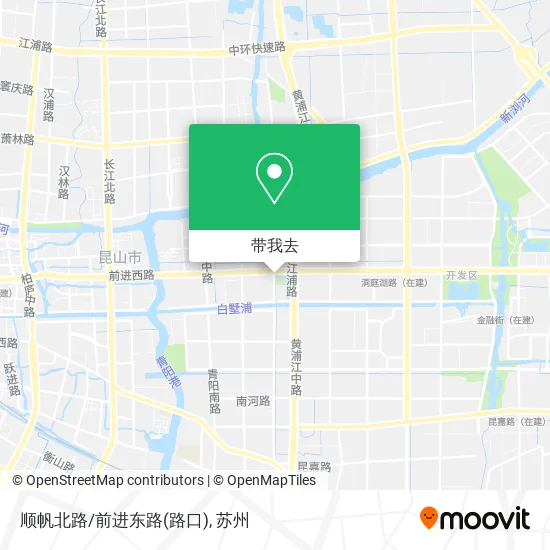 顺帆北路/前进东路(路口)地图