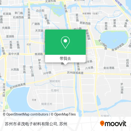 苏州市卓茂电子材料有限公司地图