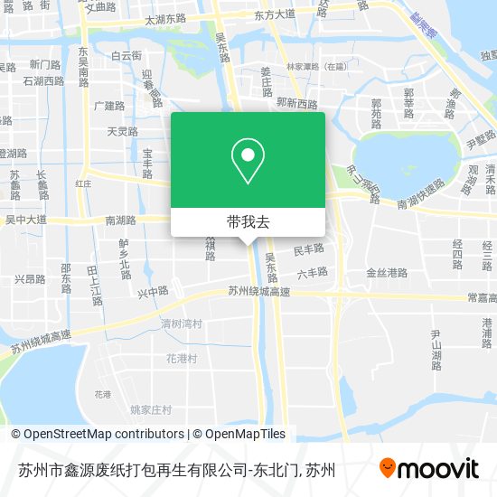 苏州市鑫源废纸打包再生有限公司-东北门地图