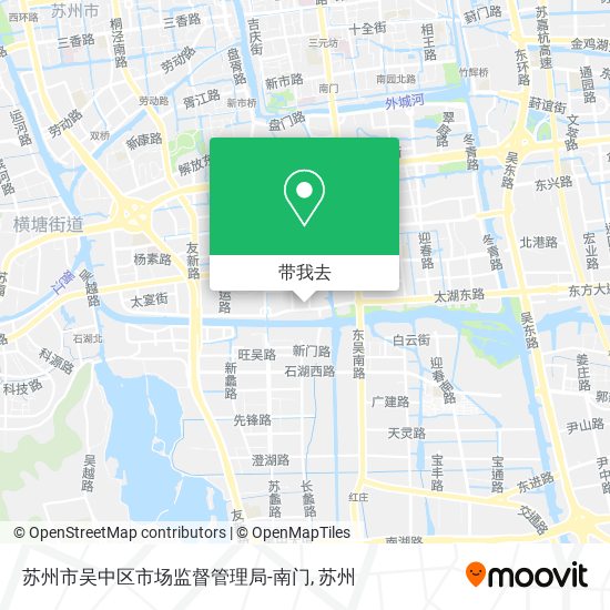 苏州市吴中区市场监督管理局-南门地图