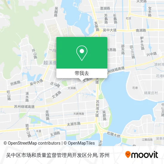 吴中区市场和质量监督管理局开发区分局地图