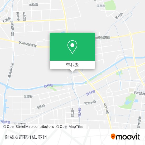 陆杨友谊苑-1栋地图