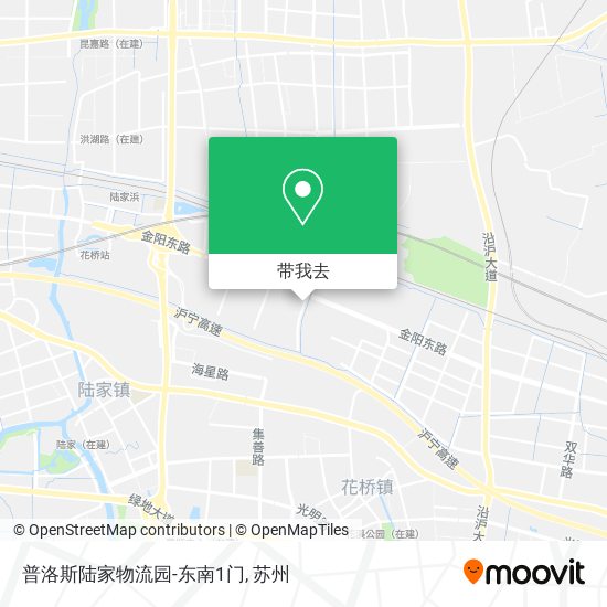 普洛斯陆家物流园-东南1门地图