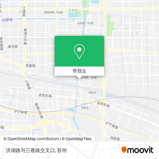 洪湖路与三巷路交叉口地图