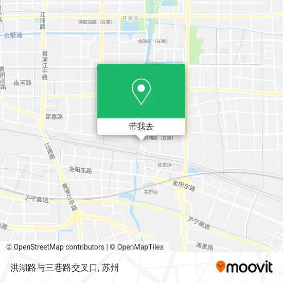 洪湖路与三巷路交叉口地图