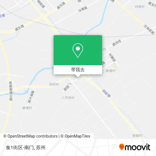 食1街区-南门地图