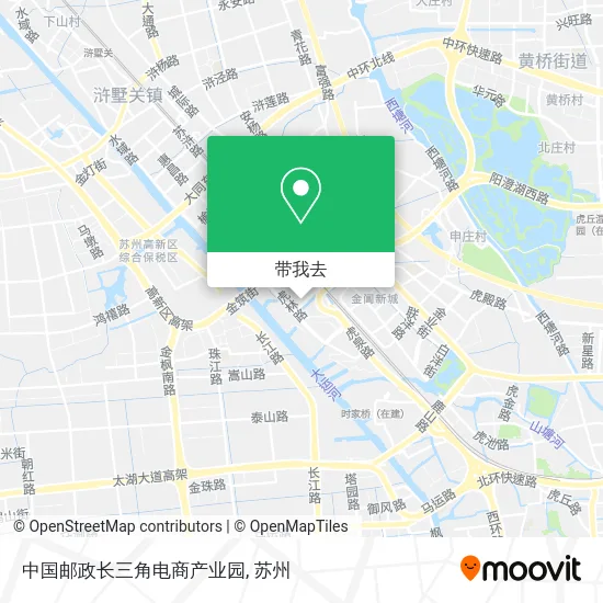 中国邮政长三角电商产业园地图