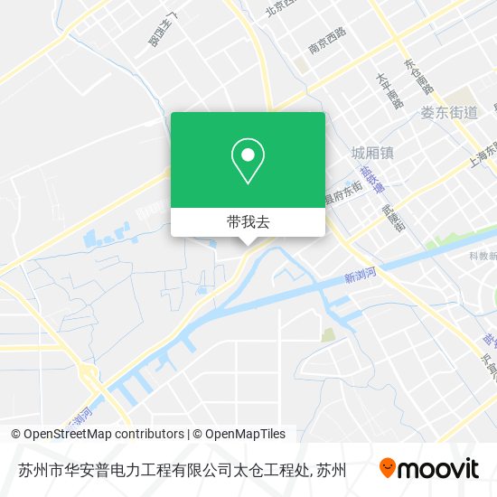 苏州市华安普电力工程有限公司太仓工程处地图