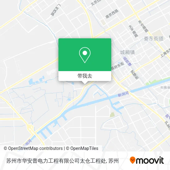 苏州市华安普电力工程有限公司太仓工程处地图