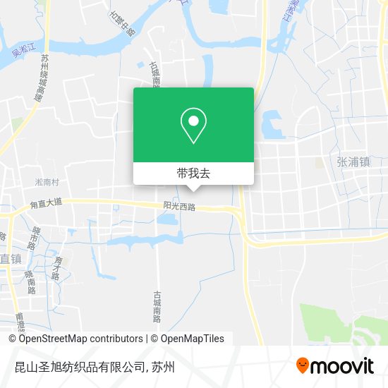 昆山圣旭纺织品有限公司地图