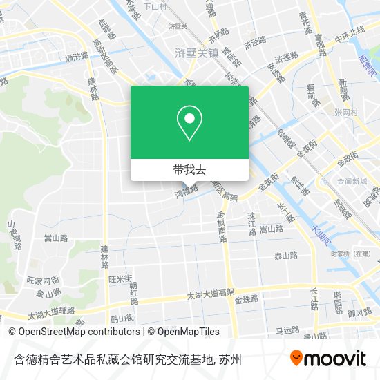 含德精舍艺术品私藏会馆研究交流基地地图