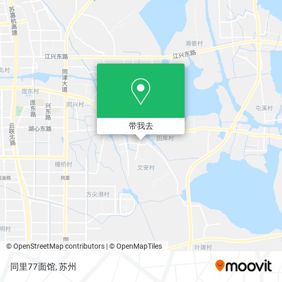 同里77面馆地图